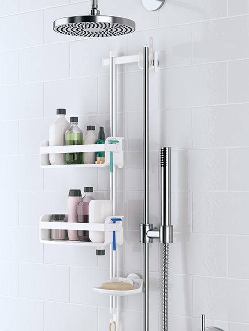 waterproof shower shelf